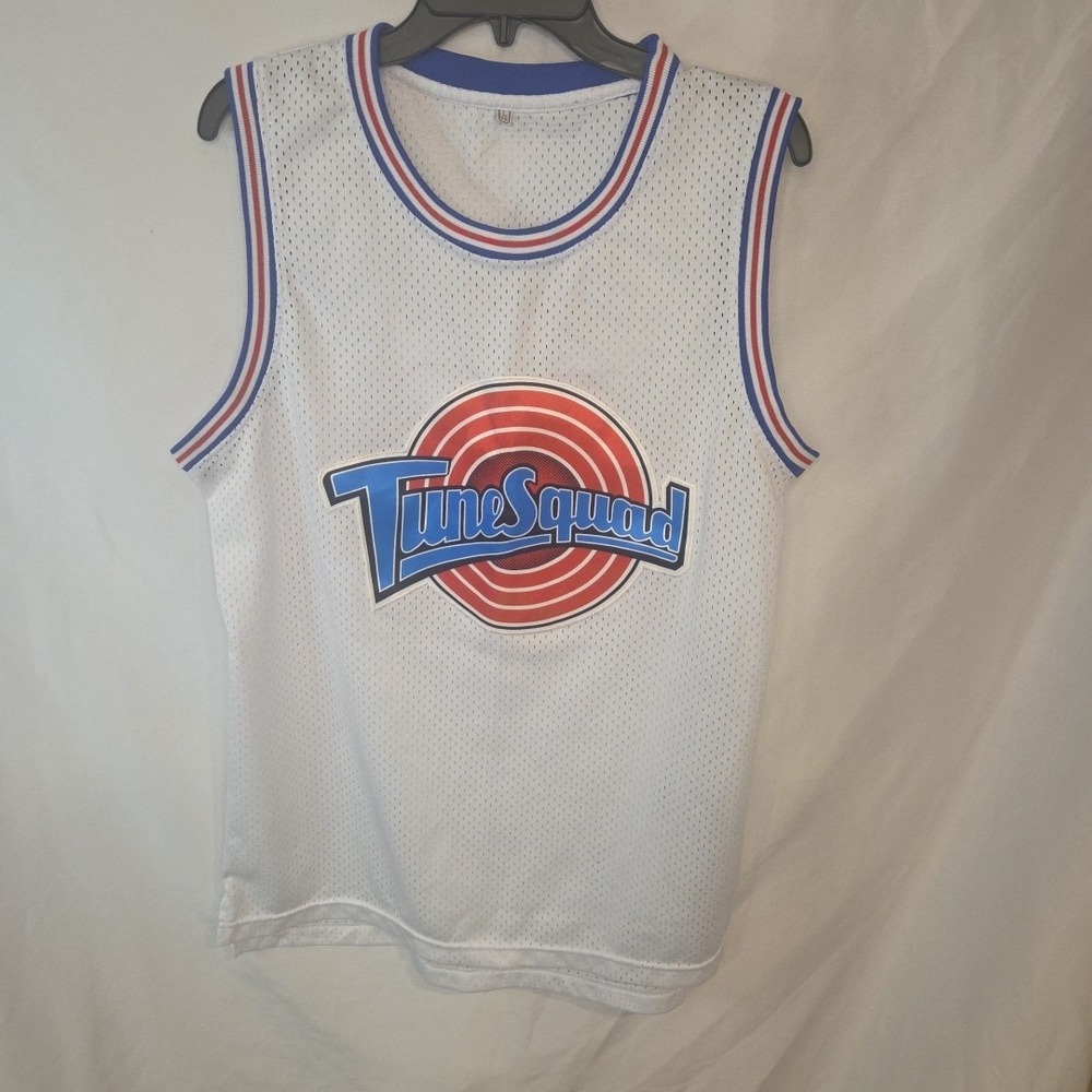 Vintage 90's Tune Squad Space Jam Jersey #10 Lola Stitched White Size: Large‎